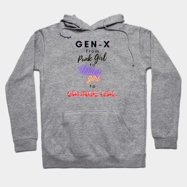 GEN-X GIRL Hoodie by EmoteYourself